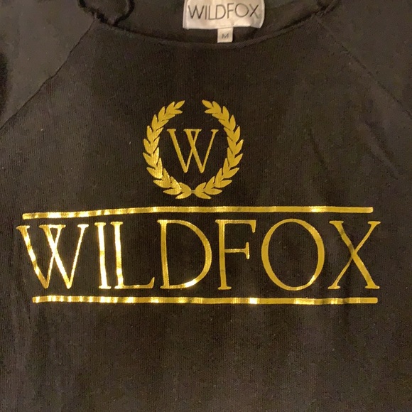 Wildfox black long sleeve knit long sleeve. Size M - Picture 3 of 3